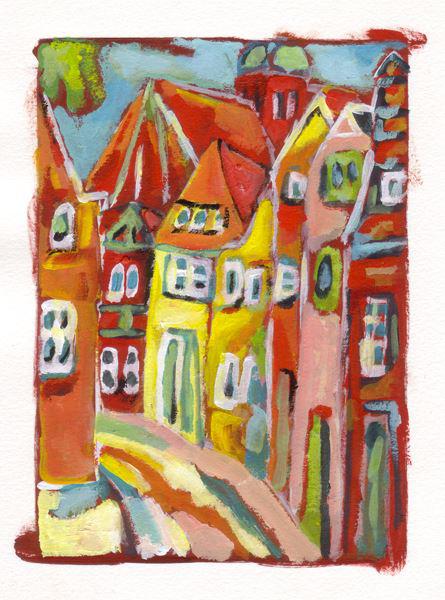 (AII-26) auf d. meere-lueneburg-swantje crone-2008-acryl auf pappe-11x15