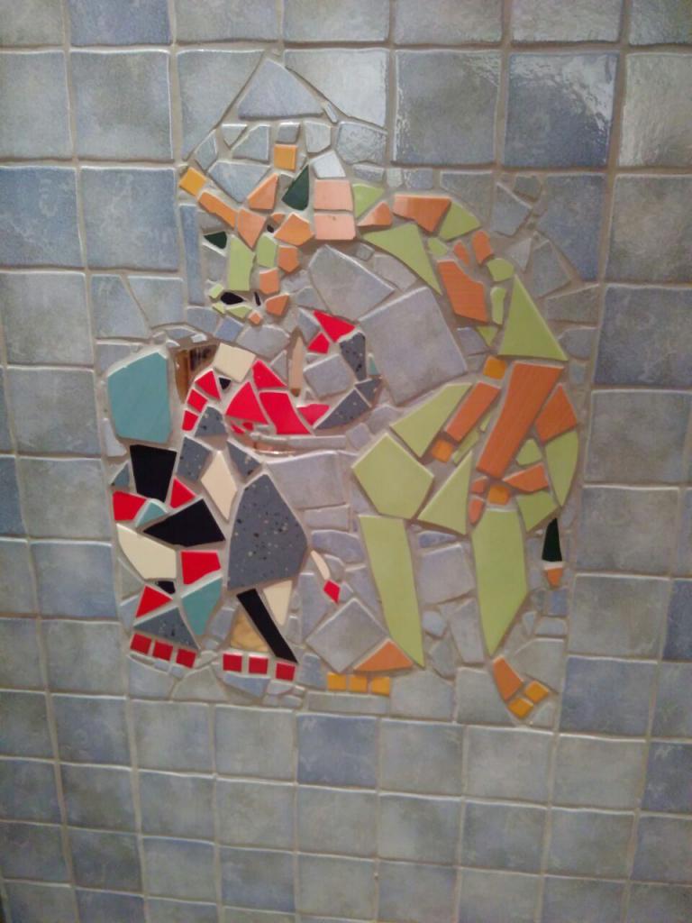 tiere in der kueche-mosaik-swantje crone-2012