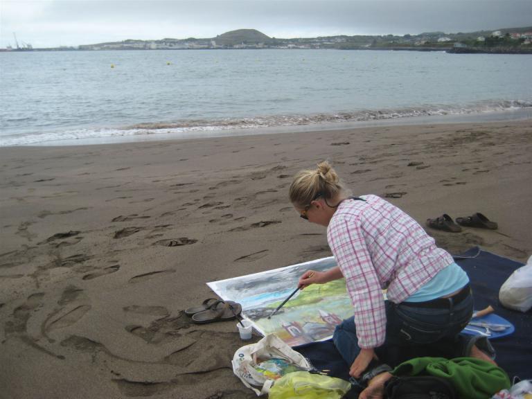 am strand-azorren-malerei-swantje crone